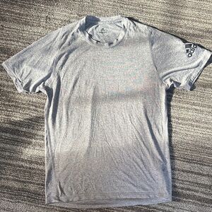 Adidas Men's Heather Gray Short Sleeve Tee